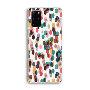 CaseCompany Tropical Dots: Samsung Galaxy S20 Plus Transparant Hoesje