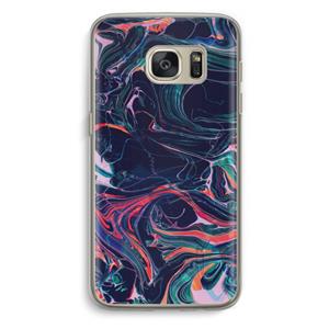 CaseCompany Light Years Beyond: Samsung Galaxy S7 Transparant Hoesje