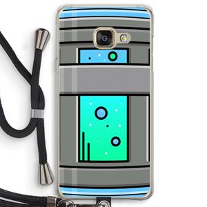 CaseCompany Chug Bottle: Samsung Galaxy A3 (2016) Transparant Hoesje met koord