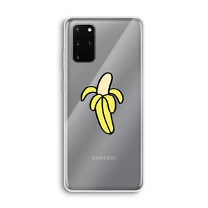 CaseCompany Banana: Samsung Galaxy S20 Plus Transparant Hoesje