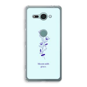 CaseCompany Bloom with grace: Sony Xperia XZ2 Compact Transparant Hoesje