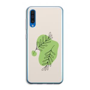 CaseCompany Beleaf in you: Samsung Galaxy A50 Transparant Hoesje