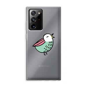 CaseCompany Birdy: Samsung Galaxy Note 20 Ultra / Note 20 Ultra 5G Transparant Hoesje