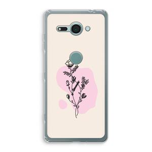 CaseCompany Roses are red: Sony Xperia XZ2 Compact Transparant Hoesje