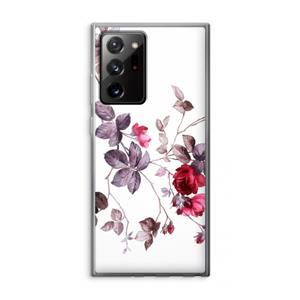 CaseCompany Mooie bloemen: Samsung Galaxy Note 20 Ultra / Note 20 Ultra 5G Transparant Hoesje