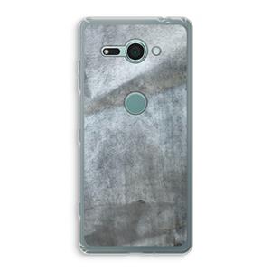 CaseCompany Grey Stone: Sony Xperia XZ2 Compact Transparant Hoesje