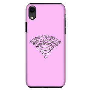 CaseCompany Home Is Where The Wifi Is: iPhone XR Tough Case