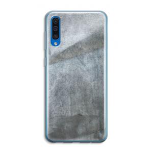 CaseCompany Grey Stone: Samsung Galaxy A50 Transparant Hoesje