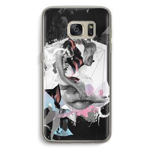 CaseCompany Camouflage de sommeil: Samsung Galaxy S7 Transparant Hoesje