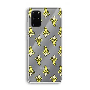 CaseCompany Bananas: Samsung Galaxy S20 Plus Transparant Hoesje