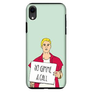 CaseCompany Gimme a call: iPhone XR Tough Case