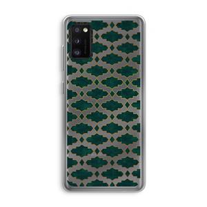 CaseCompany Moroccan tiles: Samsung Galaxy A41 Transparant Hoesje