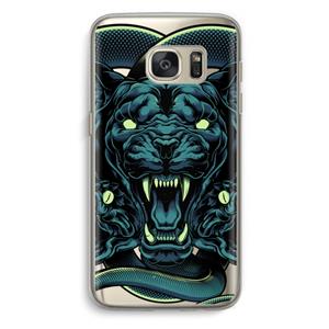CaseCompany Cougar and Vipers: Samsung Galaxy S7 Transparant Hoesje