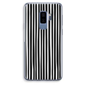 CaseCompany Stripes: Samsung Galaxy S9 Plus Transparant Hoesje