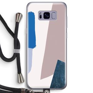 CaseCompany Lapis: Samsung Galaxy S8 Plus Transparant Hoesje met koord