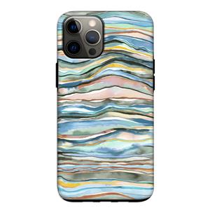 CaseCompany Watercolor Agate: iPhone 12 Pro Tough Case