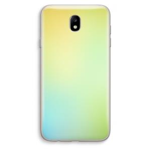 CaseCompany Minty mist pastel: Samsung Galaxy J7 (2017) Transparant Hoesje