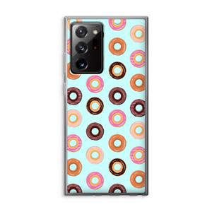 CaseCompany Donuts: Samsung Galaxy Note 20 Ultra / Note 20 Ultra 5G Transparant Hoesje