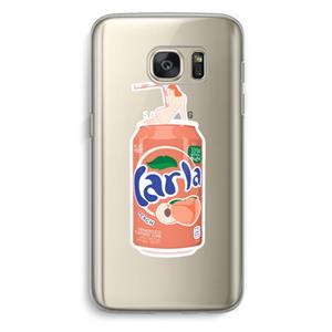 CaseCompany S(peach)less: Samsung Galaxy S7 Transparant Hoesje
