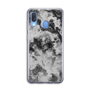 CaseCompany Onweer: Samsung Galaxy A40 Transparant Hoesje