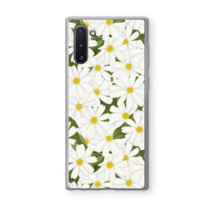 CaseCompany Summer Daisies: Samsung Galaxy Note 10 Transparant Hoesje