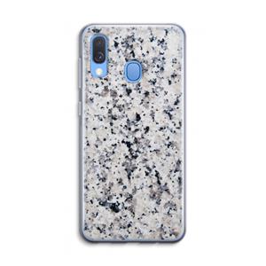 CaseCompany Gespikkelde marmer: Samsung Galaxy A40 Transparant Hoesje