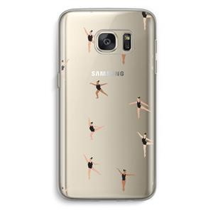 CaseCompany Dancing #1: Samsung Galaxy S7 Transparant Hoesje