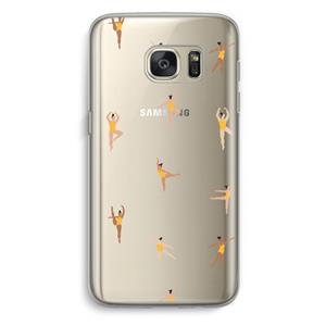 CaseCompany Dans #2: Samsung Galaxy S7 Transparant Hoesje