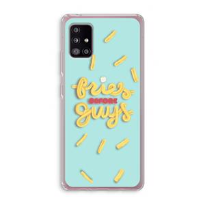 CaseCompany Always fries: Samsung Galaxy A51 5G Transparant Hoesje