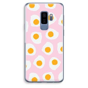 CaseCompany Dancing eggs: Samsung Galaxy S9 Plus Transparant Hoesje