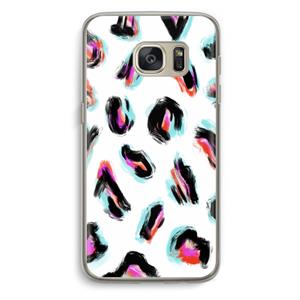 CaseCompany Cheetah color: Samsung Galaxy S7 Transparant Hoesje