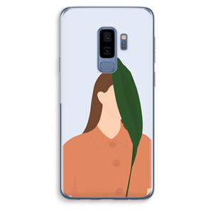 CaseCompany Leaf: Samsung Galaxy S9 Plus Transparant Hoesje