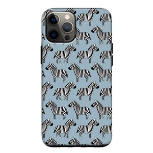 CaseCompany Zebra: iPhone 12 Pro Tough Case