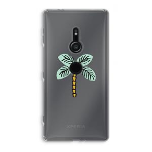CaseCompany Palmboom: Sony Xperia XZ2 Transparant Hoesje