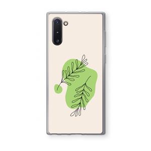 CaseCompany Beleaf in you: Samsung Galaxy Note 10 Transparant Hoesje