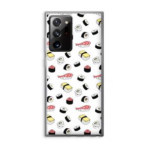CaseCompany Sushi time: Samsung Galaxy Note 20 Ultra / Note 20 Ultra 5G Transparant Hoesje