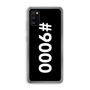CaseCompany 9000: Samsung Galaxy A41 Transparant Hoesje