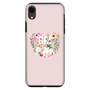 CaseCompany GRL PWR Flower: iPhone XR Tough Case