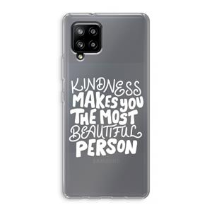 CaseCompany The prettiest: Samsung Galaxy A42 5G Transparant Hoesje