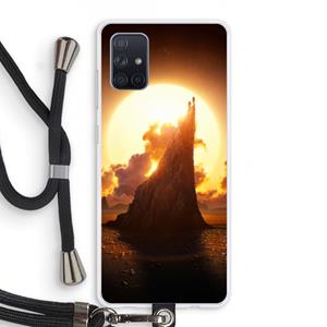 CaseCompany Children of the Sun: Samsung Galaxy A71 Transparant Hoesje met koord