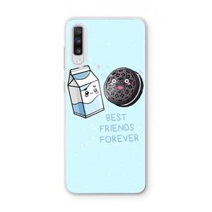 CaseCompany Best Friend Forever: Samsung Galaxy A70 Transparant Hoesje