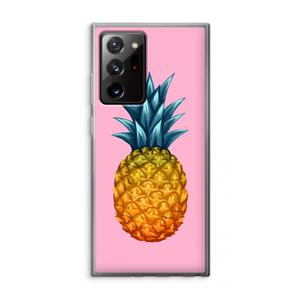 CaseCompany Grote ananas: Samsung Galaxy Note 20 Ultra / Note 20 Ultra 5G Transparant Hoesje