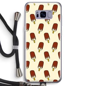 CaseCompany Yummy: Samsung Galaxy S8 Transparant Hoesje met koord