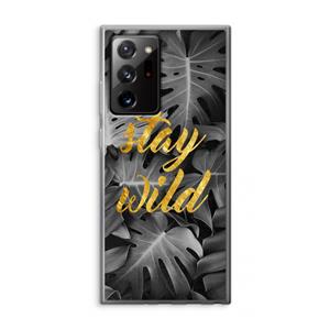 CaseCompany Stay wild: Samsung Galaxy Note 20 Ultra / Note 20 Ultra 5G Transparant Hoesje
