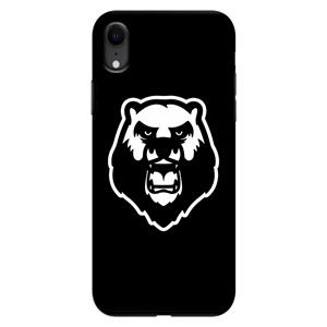 CaseCompany Angry Bear (black): iPhone XR Tough Case