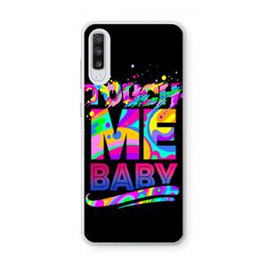 CaseCompany Touch Me: Samsung Galaxy A70 Transparant Hoesje