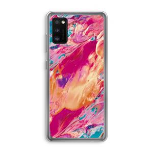 CaseCompany Pastel Echoes: Samsung Galaxy A41 Transparant Hoesje