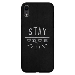 CaseCompany Stay true: iPhone XR Tough Case