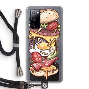 CaseCompany Diet Coke Please: Samsung Galaxy S20 FE / S20 FE 5G Transparant Hoesje met koord