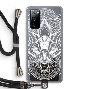 CaseCompany Oh Deer: Samsung Galaxy S20 FE / S20 FE 5G Transparant Hoesje met koord